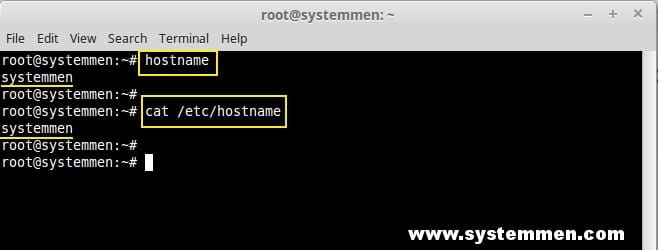 How to change hostname in Ubuntu 16