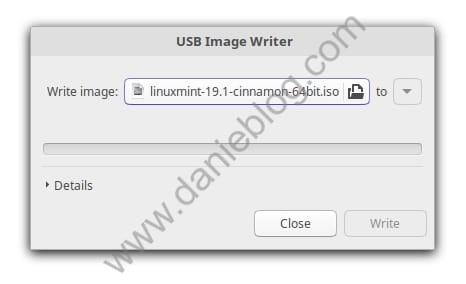 Create USB Boot Linux Mint 19 in Linux Mint 18 usb image writer in linux mint 18.3