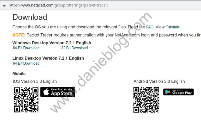 How to install Packet Tracer in Linux Mint choose download packet tracer for linux