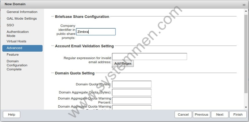 How to add new domain in Zimbra admin