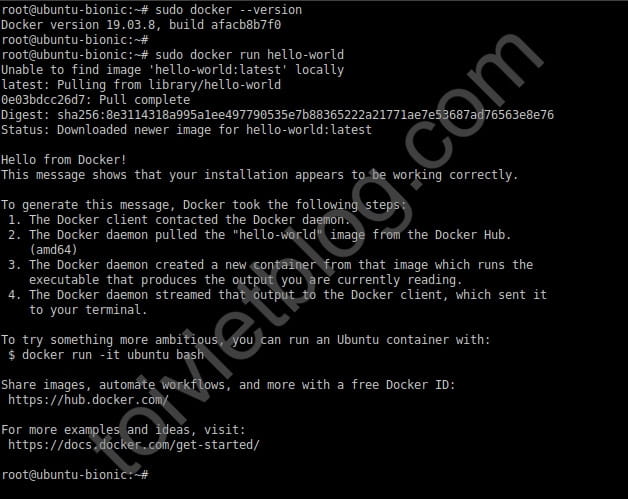 Install docker on Ubuntu 18.04 Install docker on Ubuntu 18.04