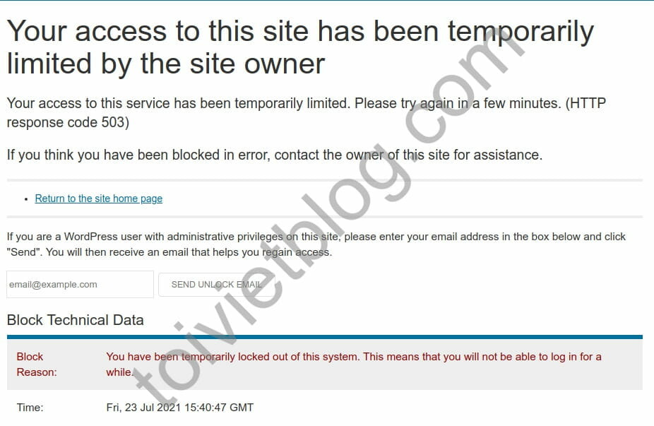 Fix your access to this site has been limited Fix your access to this site has been limited
