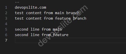 Handling git conflict when merging branches